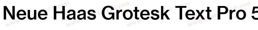 Neue Haas Grotesk Text Pro 55 Roman字体转换